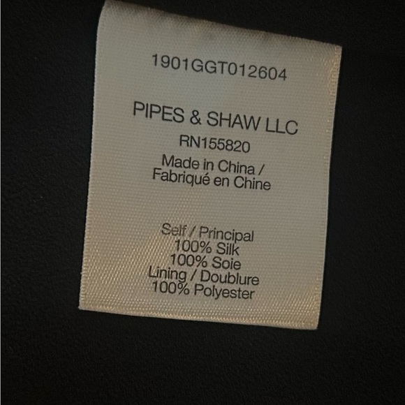 Veronica Beard Silk Black Floral V Neck Dress 14 - Picture 6 of 8